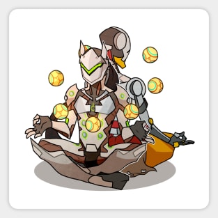 Genji Zenyatta Overwatch Magnet